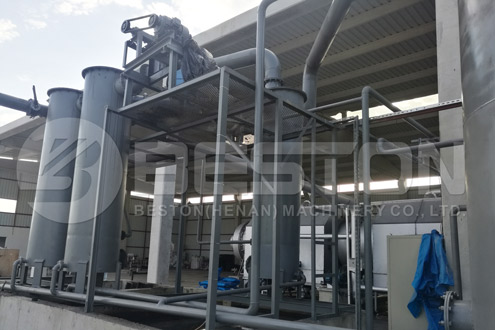 BST-50 Charcoal Making Equipment Was Assembled in Turkey