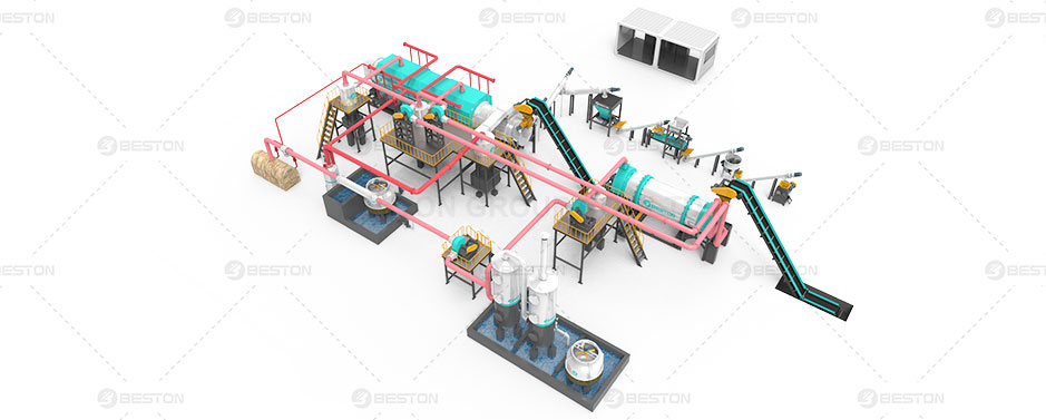 Máquina para hacer carbón de Beston Group